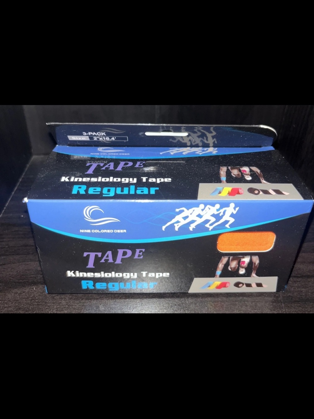 3 Pack Kinesiology Tape Regular 2” X  16.4’ Violet- NEW